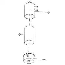 filter casing - Блок «Воздушный фильтр»  (номер на схеме: 2)