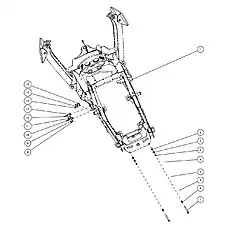 nut M20 - Блок «Система шасси»  (номер на схеме: 2)