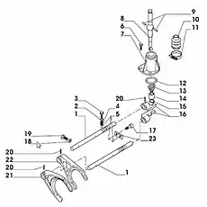 screw M10x1 - Блок «Крутящий момент и коробка передач»  (номер на схеме: 19)