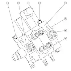 bolt М10X20 - Блок «Установка клапанов в сборе»  (номер на схеме: 3)