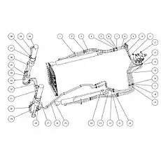 bоlt M8X20 - Блок «Рабочая гидравлическая система»  (номер на схеме: 6)