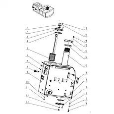 Washer 14 JB/T 982-1977 - Блок «Hydraulic oil tank installation»  (номер на схеме: 10)