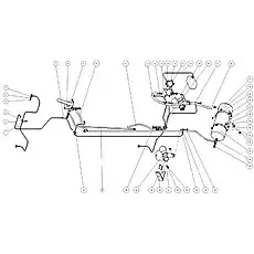 Washer GB982-M10 - Блок «Ножная тормозная система в сборе»  (номер на схеме: 5)