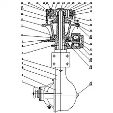 Plug M18 - Блок «ZL15A Ось (I)»  (номер на схеме: 14)
