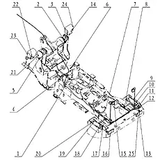 Horn - Блок «Frame electrical components 22E0605-02 46C2683»  (номер на схеме: 22)