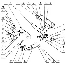 Nut M12 - Блок «Other hood system 46E0161-01»  (номер на схеме: 12)