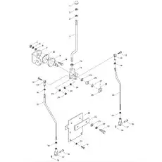 Pin shaft - Блок «Loader Control Mechanism»  (номер на схеме: 18)