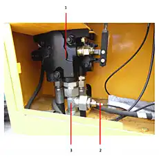 Pressure measuring hose - Блок «Hydraulic System (5) 0041712000»  (номер на схеме: 2)