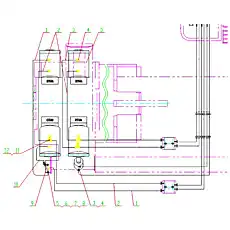 Adapter - Блок «Hydraulic System (15) 0042412000»  (номер на схеме: 11)