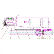 Gauge Hose - Блок «Hydraulic System (5) 0043012000»  (номер на схеме: 65)