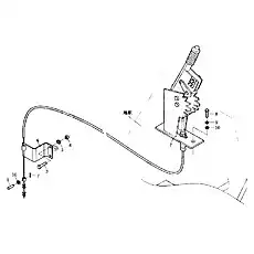 Болт М16х90-Zn.D - Блок «Тормозная система»  (номер на схеме: 3)