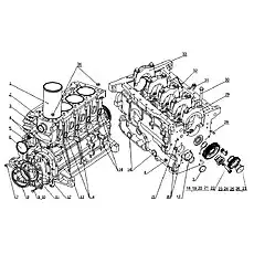Great idler gear parts - Блок «E24FB-1002000 Блок цилиндров в сборе»  (номер на схеме: 21)