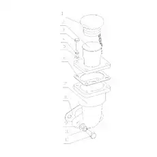 Oil filler cover subassembly - Блок «Breather Parts 311-1014000/05»  (номер на схеме: 1)