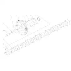 Camshaft timing gear - Блок «Camshaft Assembly 630-1006000A/02»  (номер на схеме: 6)