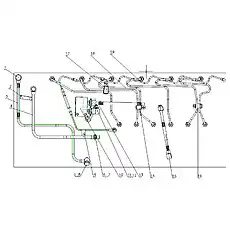 Seal gasket 16 - Блок «G6000-1104000 Поддержка топливной линии в сборе»  (номер на схеме: 11)