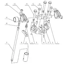 Tappet - Блок «J5600-1007000 Клапанный механизм в сборе»  (номер на схеме: 7)