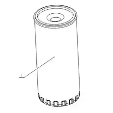 Oil filter parts - Блок «L3000-1012000 Масляный фильтр в сборе»  (номер на схеме: 1)