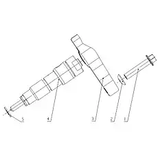 Injector parts - Блок «L3100-1112000 Форсунки в сборе»  (номер на схеме: 4)