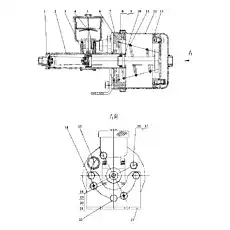 Air actuator - Блок «LG22-JLB Насос масло-воздух»  (номер на схеме: 12)