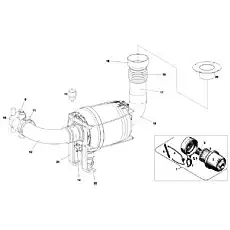 DUST EJECTOR - Блок «644.5401 AIR CLEANER SYSTEM»  (номер на схеме: 7)