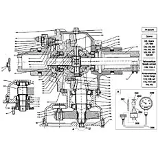 DIFFERENTIAL SIDE GEAR - Блок «644.7750.01 DIFFERENTIAL AND CARRIER ASSEMBLY»  (номер на схеме: 406)