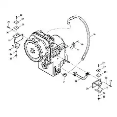 FIILLER TUBE - Блок «Линии коробки передач и преобразователя крутящего момента 05E0270(A)»  (номер на схеме: 19)