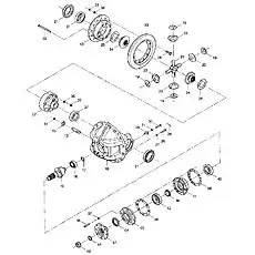 LOCKING PLATE ROLLER BEARING - Блок «41C0002 012 Коническая передача»  (номер на схеме: 15)