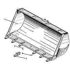 Bucket - Блок «Инструмент 3»  (номер на схеме: 1)