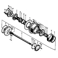 Axle Tube - Блок «Z5EII05 Задняя ось (II) и Z5EII06 Передняя ось (II)»  (номер на схеме: 2)