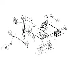 Датчик давления воздуха - Блок «Электрическая система»  (номер на схеме: 45)