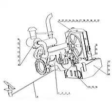 Transmission Oil Radiator XGYS01-07 - Блок «Engine System 3»  (номер на схеме: 22)