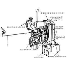 Bolt M12X35 (GB5783-86) - Блок «Engine System 7»  (номер на схеме: 30)