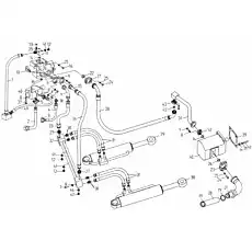 Split Flange - Блок «Steering Hydraulic System 2»  (номер на схеме: 17)