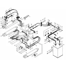 Tube (I, II, V) - Блок «Working Hydraulic System 1»  (номер на схеме: 79)