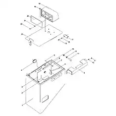 Pin 2x20 - Блок «Battery Box»  (номер на схеме: 5)