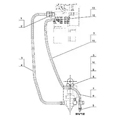 Joint - Блок «Compressor Controling Assembly (6CTAA8.3-C)»  (номер на схеме: 12)