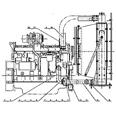 Engine Radiator Pipe (6CTA8.3-C215, 6CTA8.3-C215)