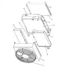 Rear Cover - Блок «Radiator Assembly (6CTAA8.3-C)»  (номер на схеме: 8)
