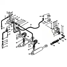 Tube - Блок «Steering Hydraulic System»  (номер на схеме: 43)