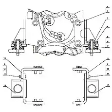 Right-Rear Bracket - Блок «Transmission Bracket»  (номер на схеме: 14)