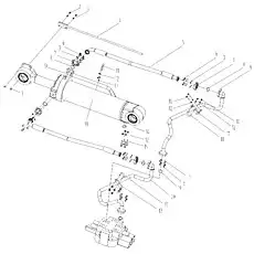 Plug screw M14x1.5 - Блок «Гидравлическая система»  (номер на схеме: 21)