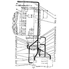 Штуцер - Блок «Z50E.2F Система гидравлического изменителя»  (номер на схеме: 34)