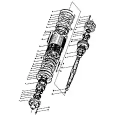 Волновая пружина - Блок «Z50E.4A.1 Сборка переднего и заднего хода»  (номер на схеме: 14)