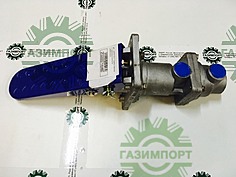 Dual-chamber air brake valve