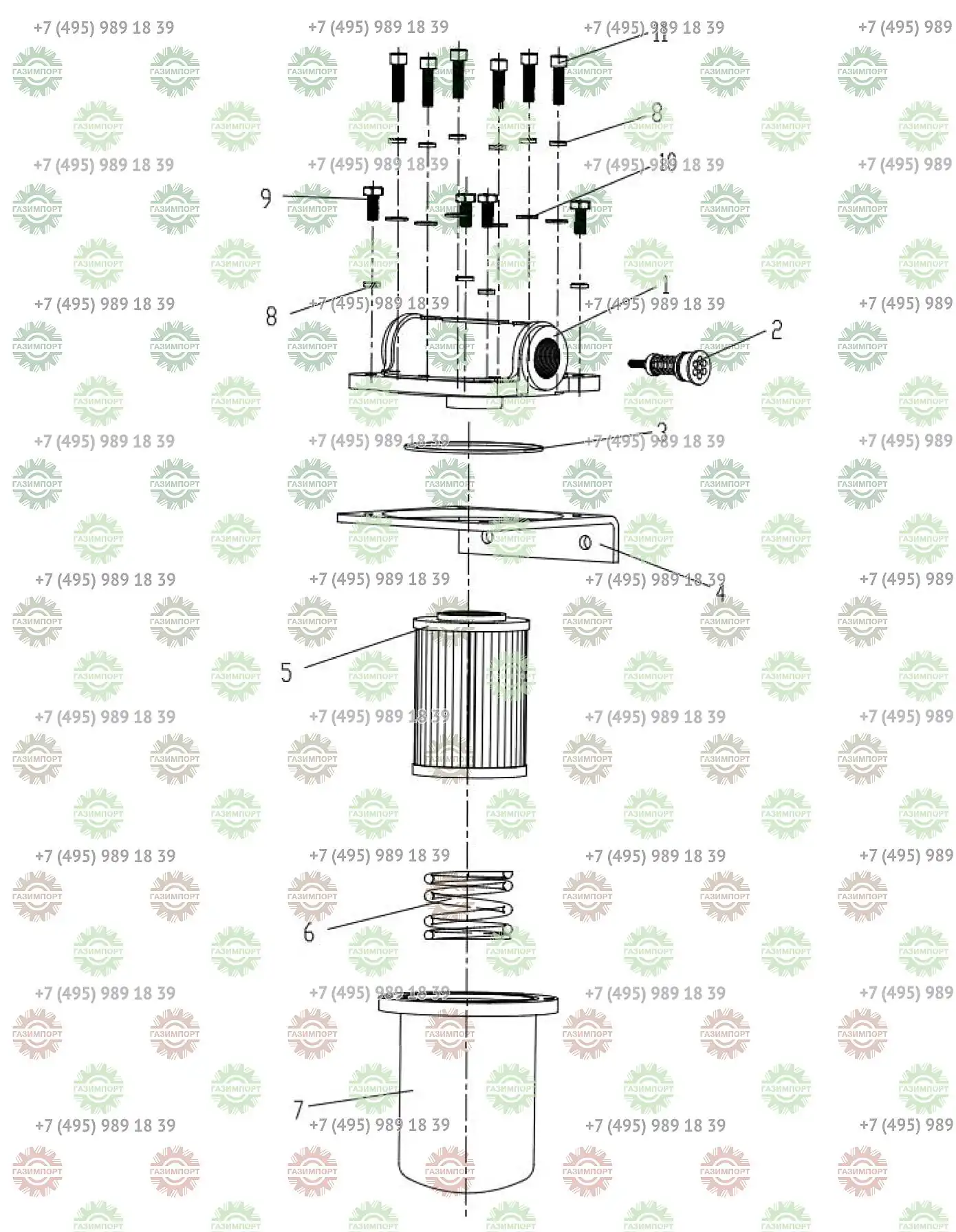 Верхняя крышка ZL403200C-01 (артикул: GI453791) для фронтальных погрузчиков  China Motors LW550RU в Москве, Казани, Краснодаре, Севастополе и Ростове