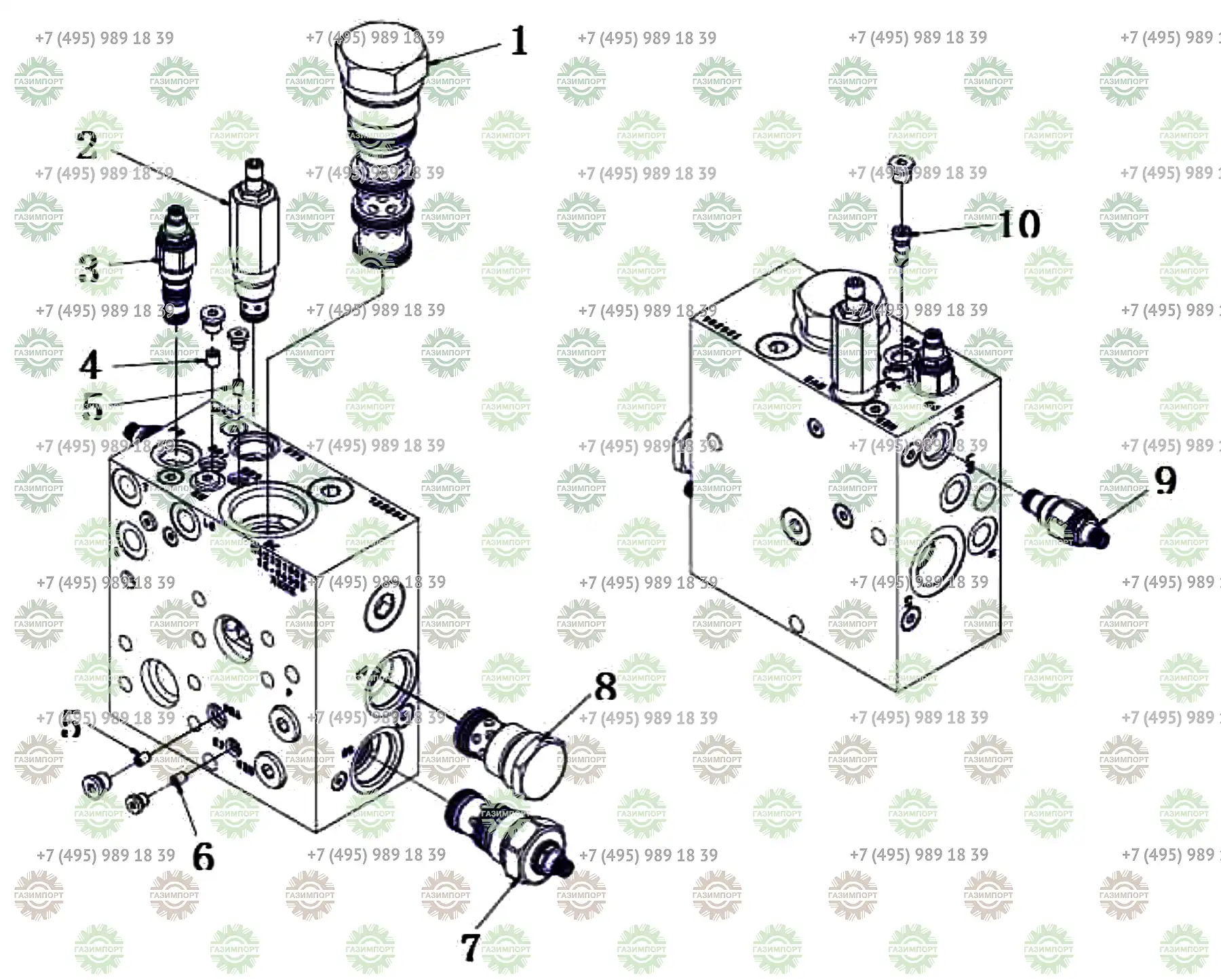 VALVE (SEM) (артикул: 5628758) для фронтальных погрузчиков SEM (Shandong)  SEM660D в Москве, Казани, Краснодаре, Севастополе и Ростове