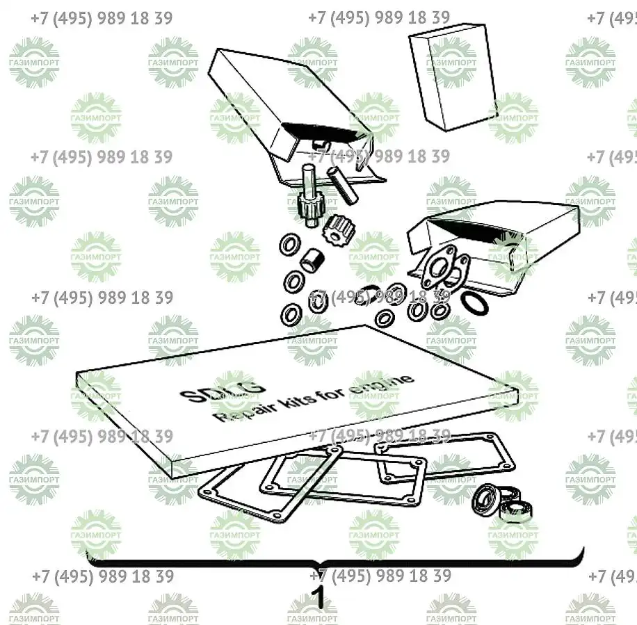 Connecting rod kit 13025625 (артикул: 4110001017059) для Weichai Мотор  WEICHAI WD10G220 в Москве, Казани, Краснодаре, Севастополе и Ростове