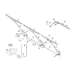 PVC HOSE - Блок «386.4800.03 WINDSCREEN WIPER AND WASHER»  (номер на схеме: 16)