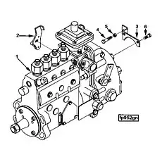 Pump, Fuel Injection - Блок «Base Fuel Pump FP98237»  (номер на схеме: 1)