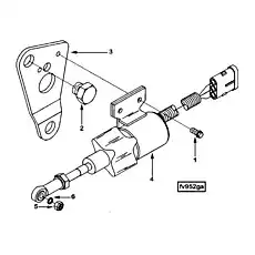 Solenoid, Fuel Pump - Блок «Fuel Shutoff Valve FV9182»  (номер на схеме: 4)